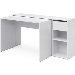 Письмовий стіл Vicco Ben, Sonoma/Білий, 145 x 46,4 см