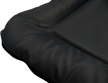 Лежак для собак Hossi водонепроникний в приміщенні та на вулиці, чорний, розмір XL 95x64 см