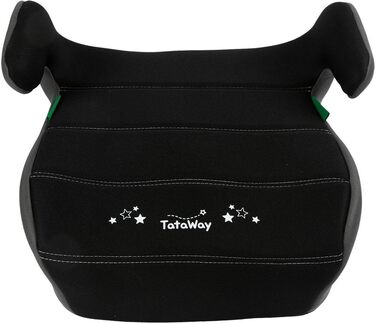 Автокрісло Tataway i-Size ECE R129 для дітей 126-150 см (22-36 кг), 6-12 років, чорне, знімний чохол