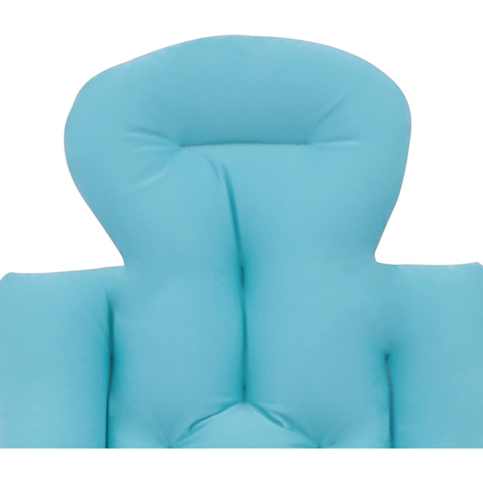 Килимок для ванни 113x40 см з подушкою для тіла, ергономічна підтримка голови, шиї та спини (синій)