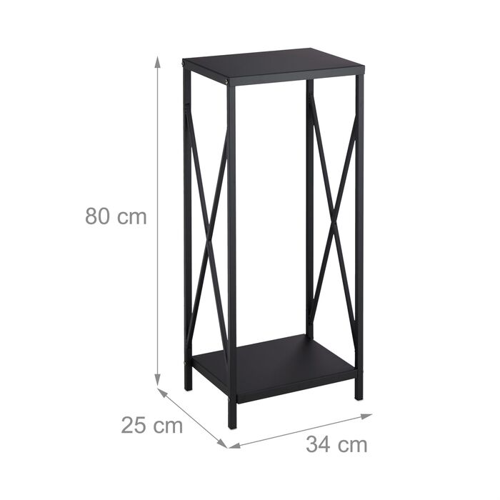 Стильна полиця для дров Relaxdays з міцної сталі