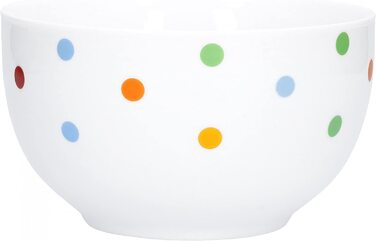 Ван Велл фаянсовий посуд 6 серії, набір посуду серії Капрі / білий з декором предмети на вибір, серія послуг Капрі (миска для пластівців 13 см)