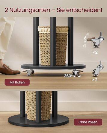 Дзеркало-вішалка VASAGLE для прихожей, спальні, вітальні, чорний RCR023B01