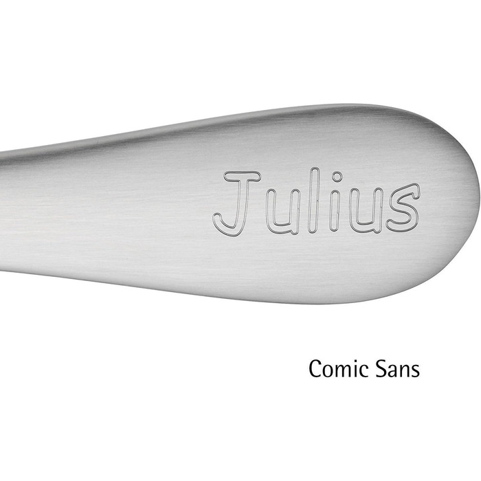 Набір дитячого столового приладдя WMF Kinderbesteck 4 шт. з гравіюванням Farm - нержавіюча сталь