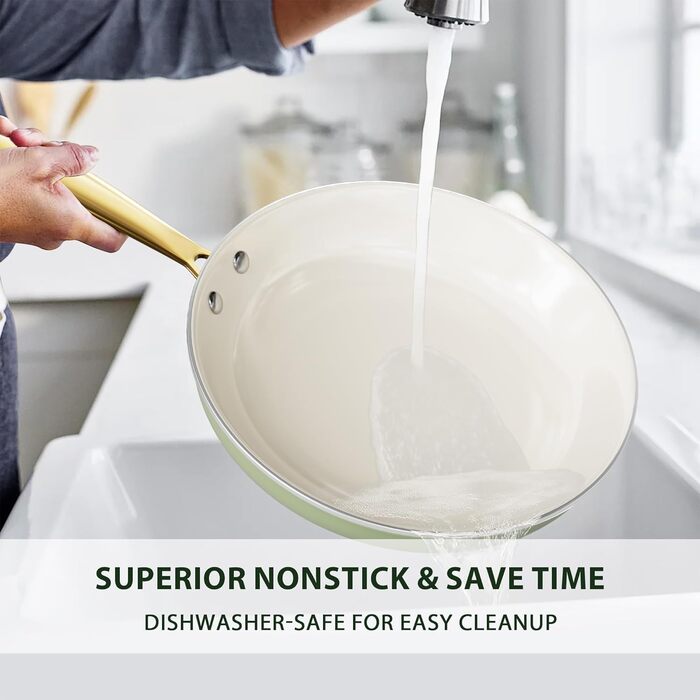 Набір посуду RIOVARM з нержавіючої сталі з антипригарним покриттям Ceramic, 5 предметів (каструлі, сковорідки, соусник, пательня)