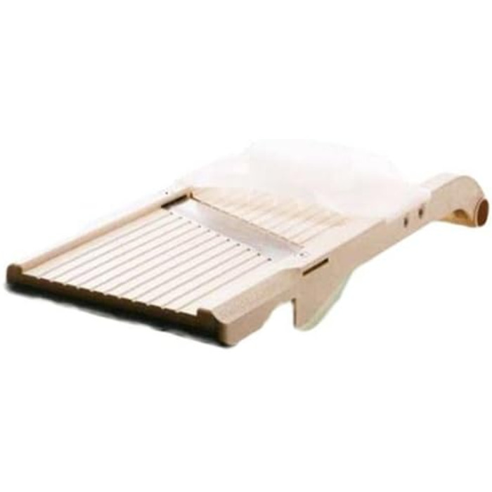 Набір для нарізання овочів Benriner з підносом, кремового кольору (стара версія)