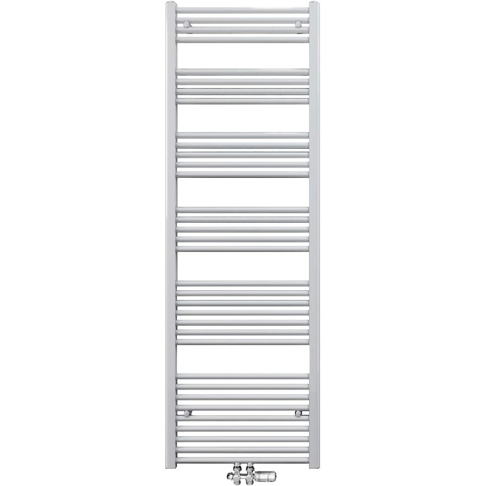 Елегантний радіатор для ванної кімнати 1600x600 мм білий. Радіатор для рушників, сушка для рушників, середнє підключення