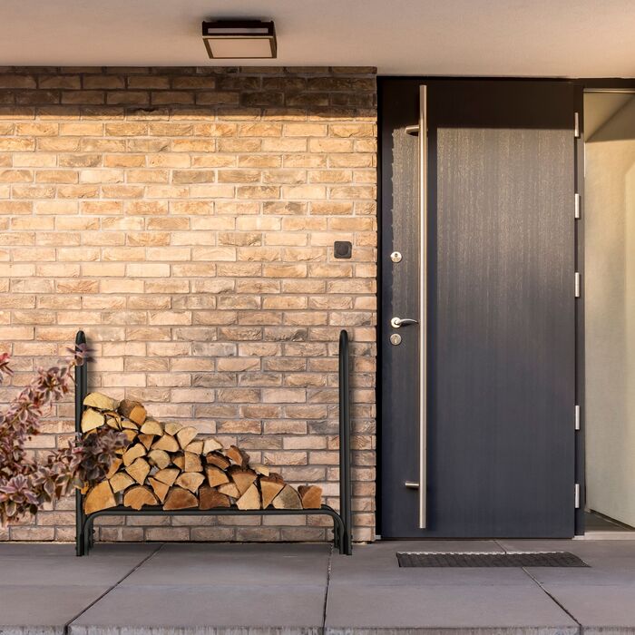 Стелаж для дров Relaxdays з металу, 110 см