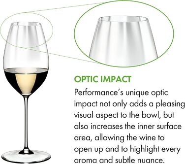 Набір келихів Riedel Performance Syrah/Sauvignon Blanc, 2 шт, кришталеве скло, преміум-якість, машинне виробництво