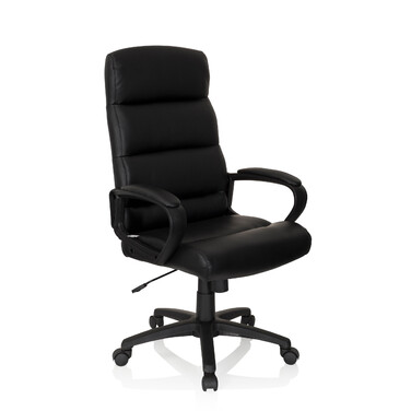 Офісне крісло / крісло керівника FUTURA 100 штучна шкіра чорний hjh OFFICE