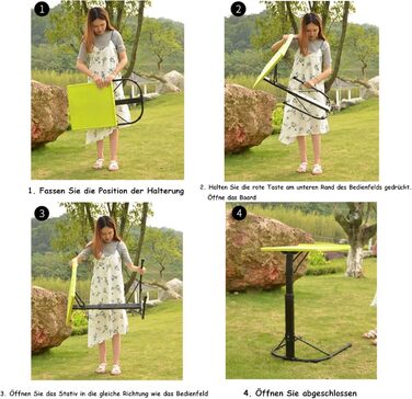 Складаний столик для ноутбука NICEME: регульована висота та кут нахилу, 43x43 см, чорний