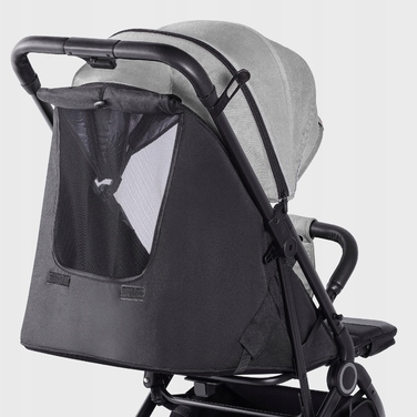 Дитячий прогулянковий візок TULANO Milan 35, сірий, легкий, складний, з москітною сіткою