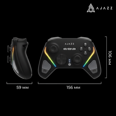 Бездротовий геймпад Ajazz GP100 Black (GP100-B)