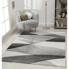 Килим для дому The Carpet 200х290 см антрацитово-сірий