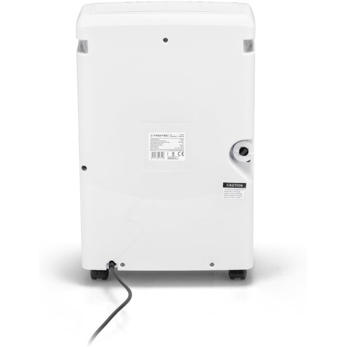 Електричний осушувач повітря TROTEC TTK 90 E, 30 л/доба, для приміщень до 90 м², з автоотключенням