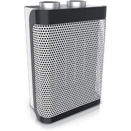 Керамічний тепловентилятор - 2 рівня потужності - плавне регулювання температури - 1500 Вт - тепловентилятор для ванної кімнати енергозберігаючий, тихий - захист від перегріву, захист від перекидання - нагрівач опалення