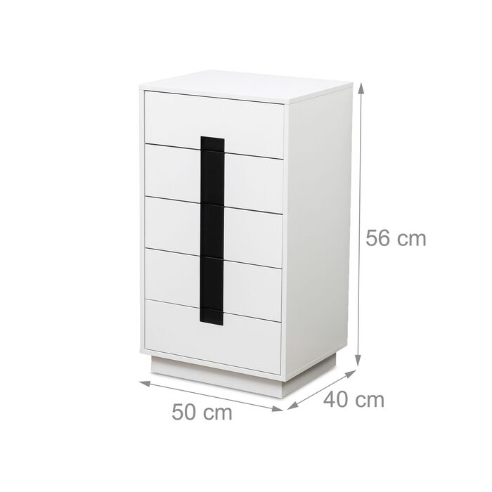 Relaxdays Комод з висувними ящиками