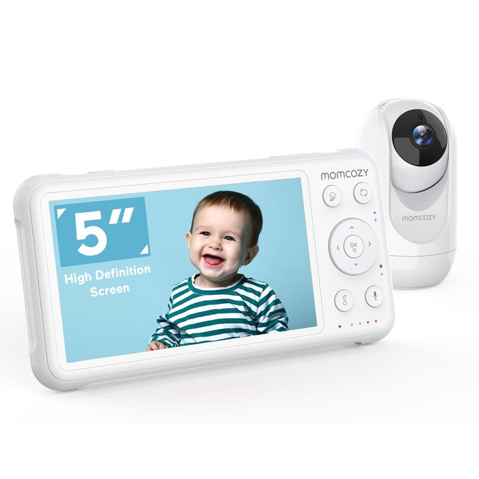 Відеоняня Momcozy з камерою 5 дюймів | Монітор для немовлят