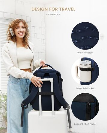 Рюкзак ручної об'єм OVEVOOK: дорожній, 40л, для ноутбука 17