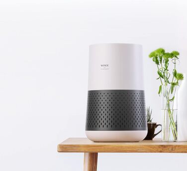 Повітряочисник WINIX ZERO Compact для алергіків з HEPA-фільтром проти алергенів, пилу, пилку, шерсті тварин, для курців, з індикатором якості повітря та авторежимом, очищувач повітря CADR 250 м³/год для приміщень до 50 м²