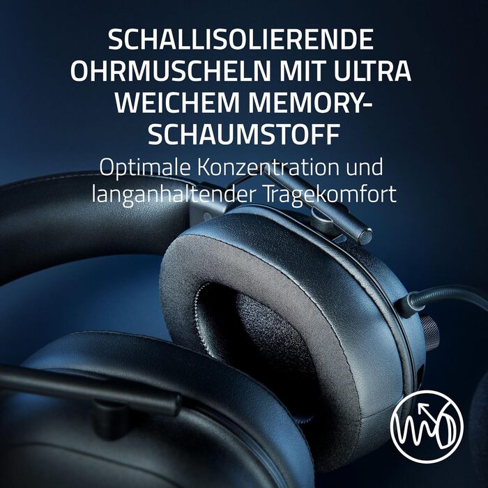 Razer BlackShark V2 HyperSpeed: Бездротові ігрові навушники для ПК (280г, мікрофон HyperClear, драйвер TriForce Titanium 50 мм, Bluetooth, чорний)