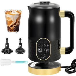 Електричний піноутворювач молока 4-в-1 з контролем температури для капучино та лате
