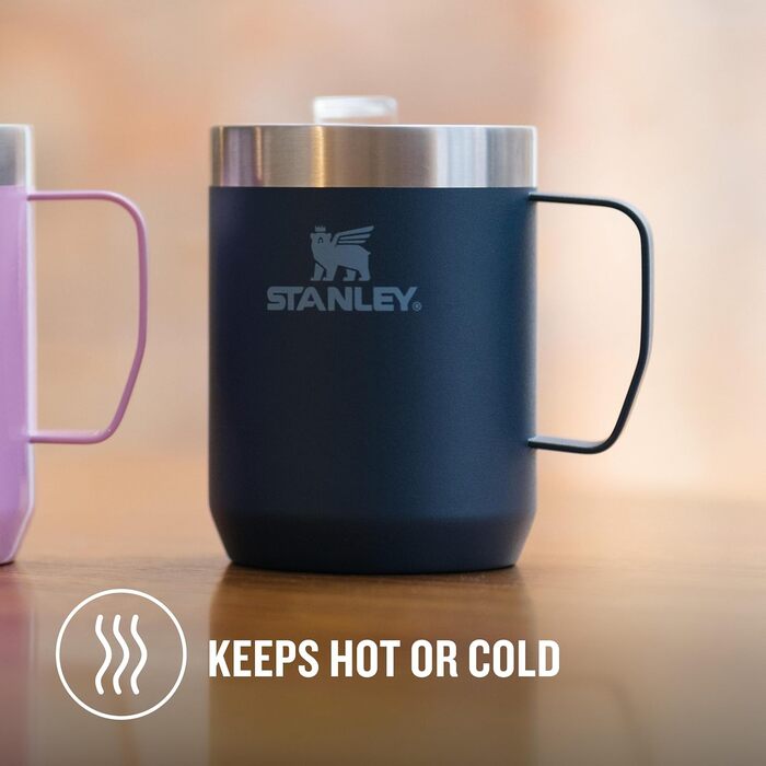Термокружка Stanley Classic Legendary Navy 0.23L - З нержавіючої сталі, для кави з собою, BPA-Free, миється в посудомийній машині