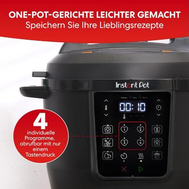 Instant Pot Plus 9-в-1: мультикочер, сковорода, рисоварка, йогуртниця, 5.7 л, нержавіюча сталь