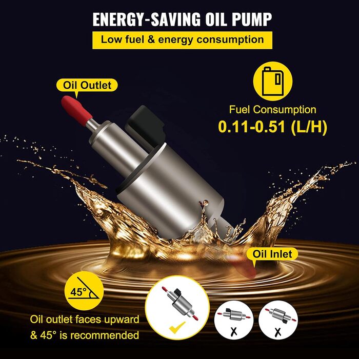 Автономний дизельний опалювач VEVOR 12V 8kW з LCD-дисплеєм та пультом дистанційного керування, 0.16-0.62 л/год, дизельний опалювач для автомобіля