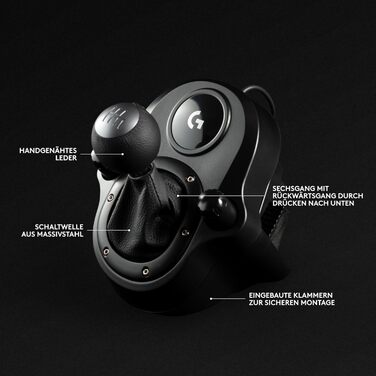 Logitech G923 Racing Wheel – Гоночний руль з педалями та перемикачем для PS5, PS4, PC, Mac. TRUEFORCE, 1000Hz, чорний