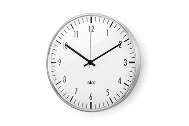 Білий настінний годинник Ø 40 см Vedere Zack