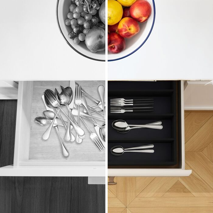 Скринька для столових приборів Relaxdays з бамбука