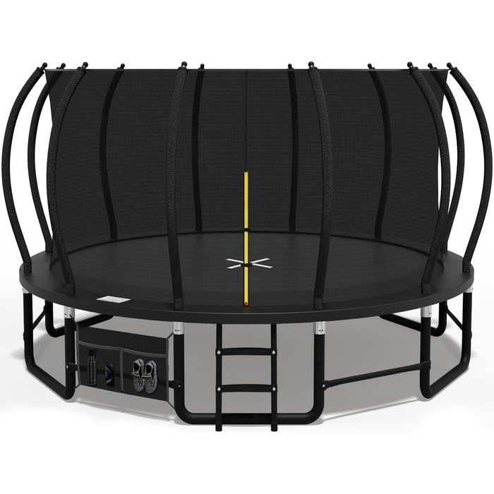 Батут Devoko вуличний Ø427 см, GS-сертифікат, посилені траверси, міцний, надійний, 427x427x265 см