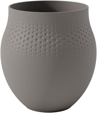 Vieroy & Boch ваза Carré, 23 см, преміум-фарфор, Perle/Taupe/L