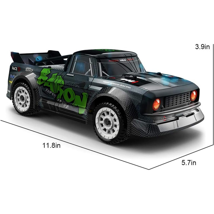 Радіокерований позашляховик FISCA 1/16 4WD Drift RC Автомобіль 2.4GHz 20MPH (SG-1603) - Швидкісний баггі для бездоріжжя