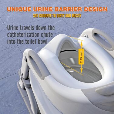 Дитячий унітаз-сходи SKYROKU 2-в-1 з сидінням для туалету, 2-7 років, до 90 кг, PP (без BPA), 5 сходинок, сірий (8898)