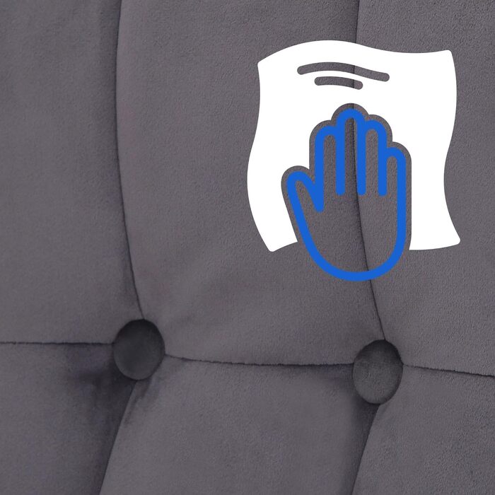 Крісло-гойдалка Saltillo з оксамитовим покриттям CLP: зручний lounge-світло, для вітальні та спальні, горіх/сірий
