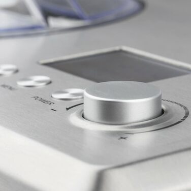 Електрична машина для приготування льоду H.Koenig HF320, 1.5 л, 135 Вт, з охолодженням, для льоду, замороженого йогурту та сорбету