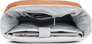 Рюкзак Johnny Urban для жінок і чоловіків - Harvey Medium - Роллтоп з відділенням для ноутбука Uni Business City - 15л - Матове поліуретанове покриття - Водовідштовхувальне (карамельне)