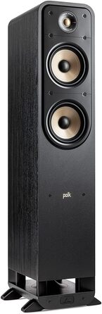 Підлоговий динамік Polk Audio Signature Elite ES55 HiFi, сумісний з Hi-Res, Dolby Atmos і DTSX, чорний