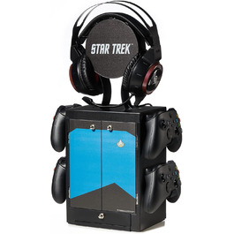 Органайзер для ігрових аксесуарів Star Trek Blue від Numskull: підставка для контролера та навушників (PS5, Xbox Series X/S, Nintendo Switch)