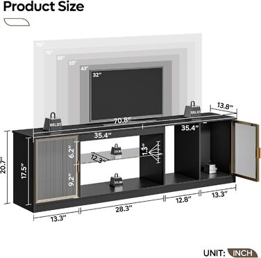 Тумба під ТВ Bestier для 55/60