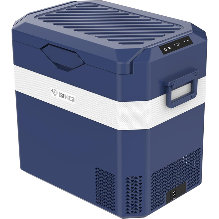 BINGI Kompressor Холодильник для Автомобіля 12/24V/230V, 38л, -18°C до +15°C, Зелений, для Авто, Кемпінгу, Дома