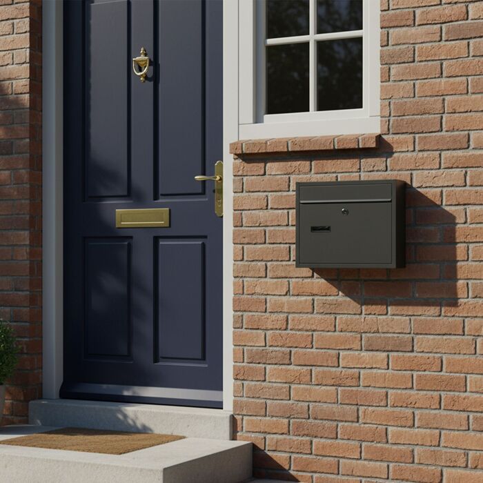 Скріпка Relaxdays для поштової скриньки з табличкою для імені