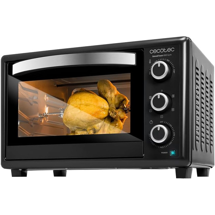 Мультиварка Cecotec Bake&Toast 1090 Black: 1000 Вт, 30 л, таймер, регулювання температури, решітка-гриль, лопатка