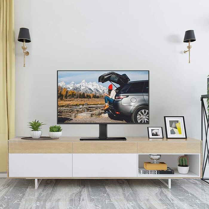 Підставка для телевізора Suptek, поворотна, для екранів LED/OLED, 26-55 дюймів, до 50 кг, VESA 400x400 мм, TS202