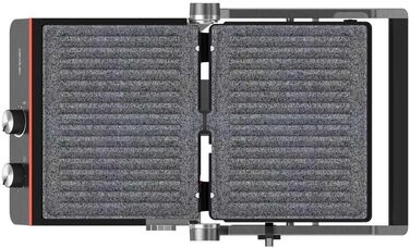 Електричний гриль Cecotec Rock'nGrill Blaze Neon – 2200 Вт, регулювання до 180°, знімні пластини, велика поверхня 29x23 см