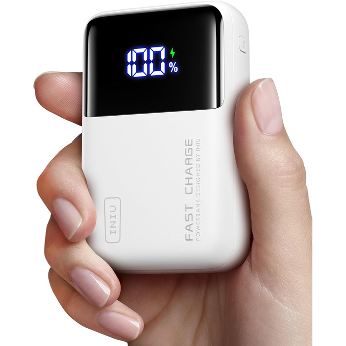 Power Bank INIU Mini 25000mAh 100W: зарядний пристрій для телефону та ноутбука, швидка зарядка, портативний, сумісний з MacBook, iPhone, Samsung, Steam Deck