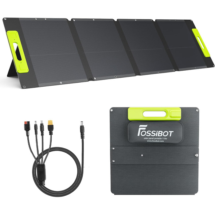 Портативна електростанція FOSSiBOT F1200: 1024Wh LiFePO4, 1200W (2400W) для кемпінгу, дому та балкону