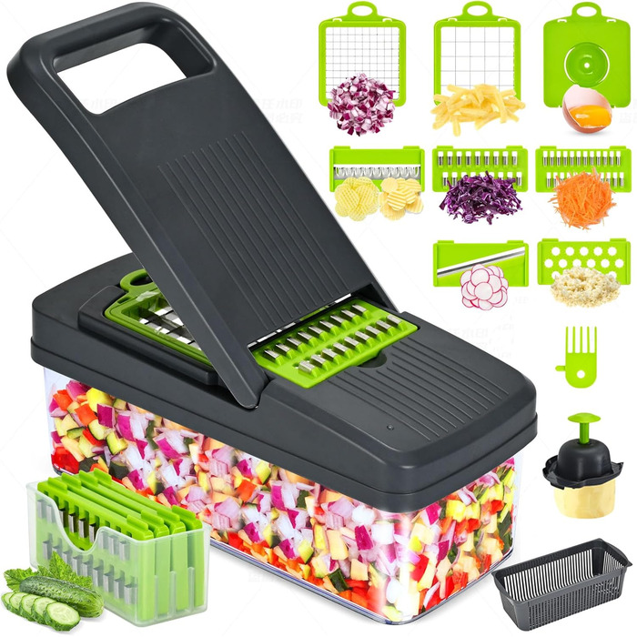 Багатофункціональний овочеріз Mandoline зі сталі: для кубиків, соломки, картоплі